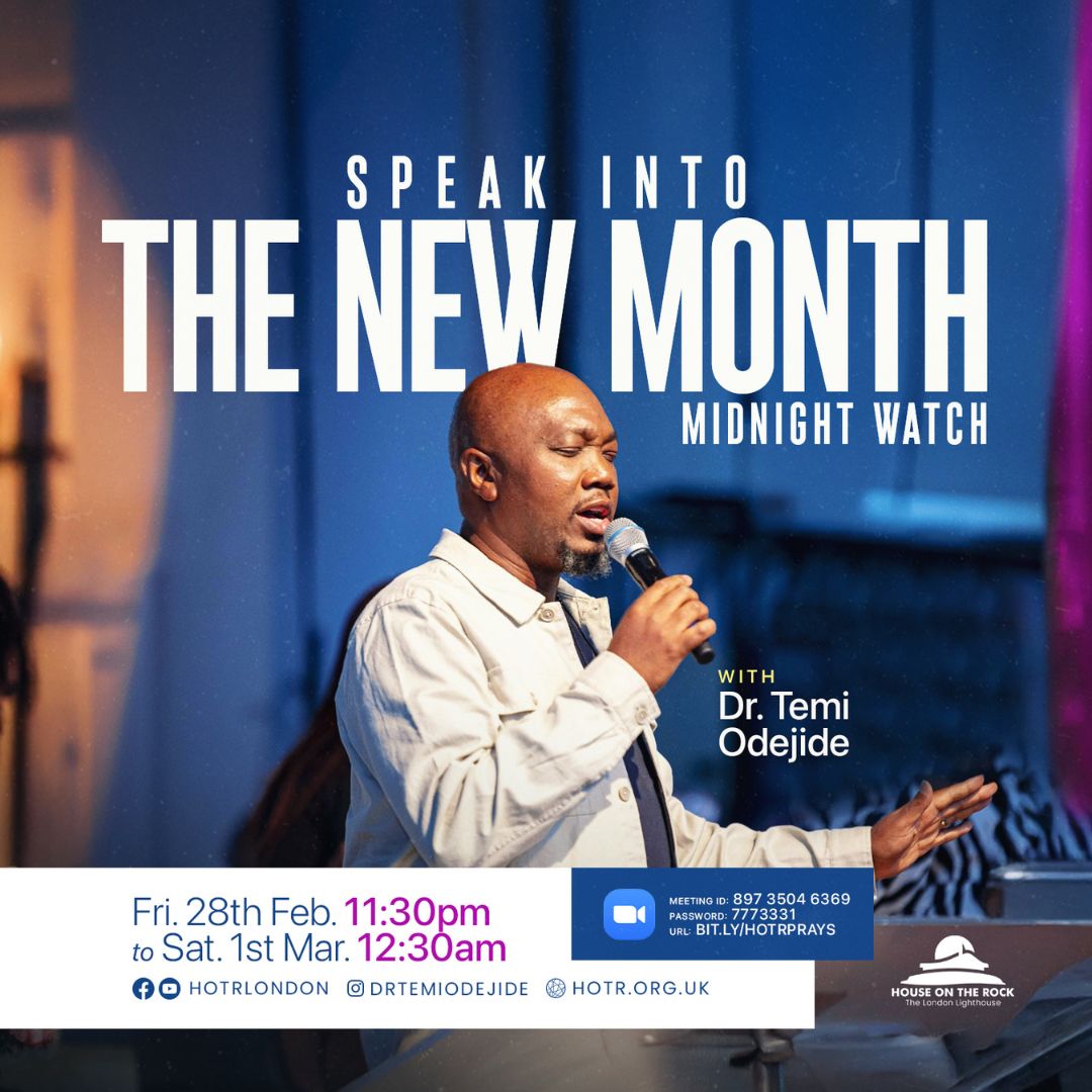 Speak into the New Month